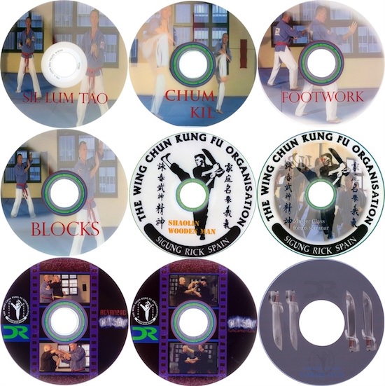 Bundle - Rick Spain - Traditional Wing Chun DVD Set (PAL)