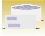 #10 Double Window Envelopes - Self Seal Gum, # 14075-SS