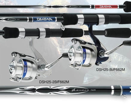 Daiwa DSH25-B/F662M D-Shock 6'6' Spin Combo