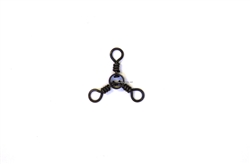 Eagle Claw Black 3-Way Swivel