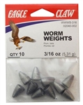 Eagle Claw Worm Weight Sinker
