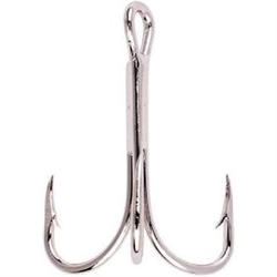 Eagle Claw  Lazer Sharp 2X Nickel Treble Hook