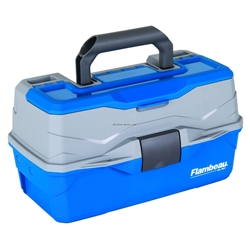 Flambeau 6382TB 2-Tray Blue Hard Tackle Box