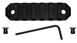 GrovTec M1913 Picatinny Rail 3" KeyMod 7 Slot Black