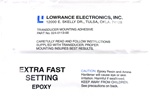 Lowrance Transducer Epoxy