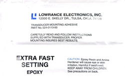 Lowrance Transducer Epoxy