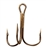Mustad Classic Treble Hook, Bronze