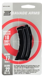 Savage Arms 10rd for 22 LR, 17 Mach 2 Savage MKII