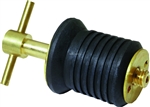 Sea Dog  Brass T-Handle drain Plug 1"