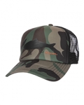 Simms Throwback Trucker - Woodland Camo