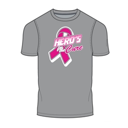 Hero's Lacrosse Men's T-Shirt Gray