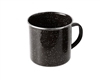 BLACK 24OZ SILV-RIM MUG