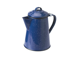 COFFEE POT 3/4 CUP, BLUE ENAMEL