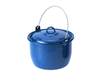 BLUE ENAMEL 3QT CONVEX KETTLE