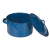 STOCK POT 4 QT BLUE ENAM