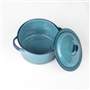 STOCK POT 4 QT TURQUOISE ENAM