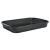 LASAGNA / BAKE PAN, BLACK ENAMEL