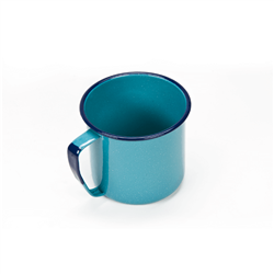 TURQUOISE 64OZ ENAMEL MUG  (1/BX)