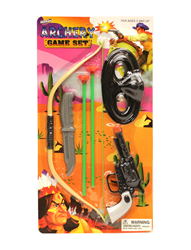 ARCHERY PLAYSET W/ CLICK GUN & KNIFE