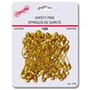 SAFETY PINS, SMALL BRASS--100pcs, CD