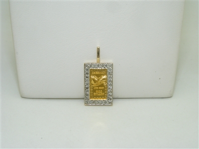 American eagle gold bullion pendant