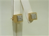 Diamond Cube Earrings