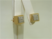 Diamond Cube Earrings