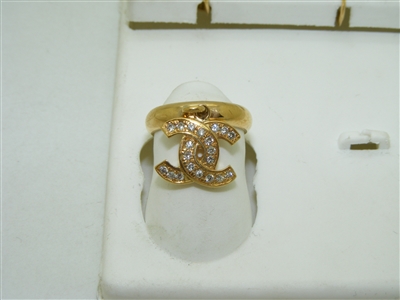 18k yellow gold diamond ring