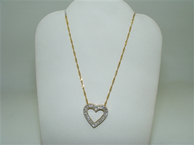 Beautiful Diamond heart pendant