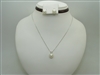 18k white gold diamond and pearl set