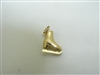 10k yellow gold ice skate shoe pendant