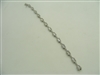 Diamond bracelet 14k white gold (585)