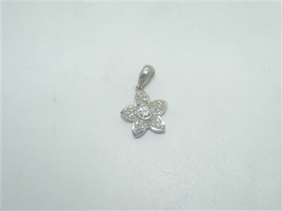 Diamond star shaped pendant