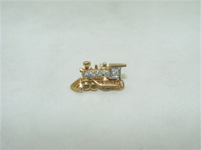 Diamond train pin