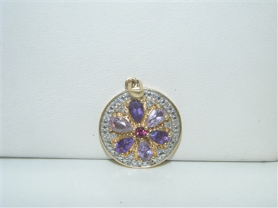 Beautiful Diamond Pendant With Stones