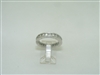 14k White Gold Diamond Band