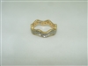 14k yellow gold eternity diamond ring band