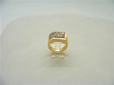 Mens Special Pinky 14k Yellow Gold Ring