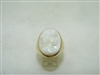 Beautiful carved opal ring