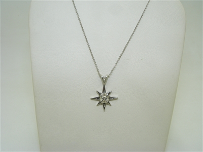 Star Pendant Diamond Necklace
