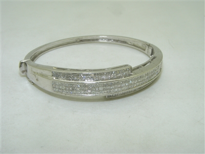 Beautiful designer diamond bangle bracelet