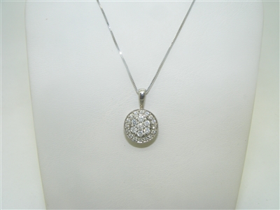 Beautiful diamond pendant with chain