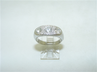 Vintage 14k White Gold Gorgeous Diamond Ring