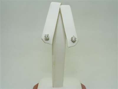 Diamond screw back studs