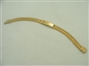 18k yellow gold (750) jubilee style bracelet