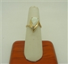 14K Yellow Gold Opal Pearl & Diamond Ring