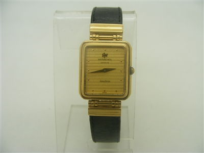 18k Yellow Gold Plated Raymond Weil watch