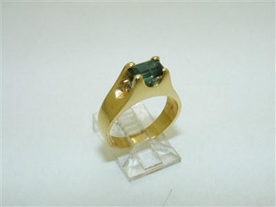 18k Yellow Gold Tourmaline Ring