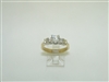 14k Yellow Gold Diamond Engagement Ring