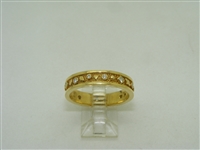 18k (750) yellow gold eternity band